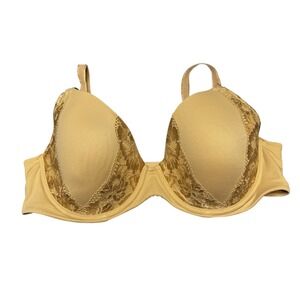 Soma Bra Embraceable Perfect Coverage Underwire Bra 38D Lace Beige